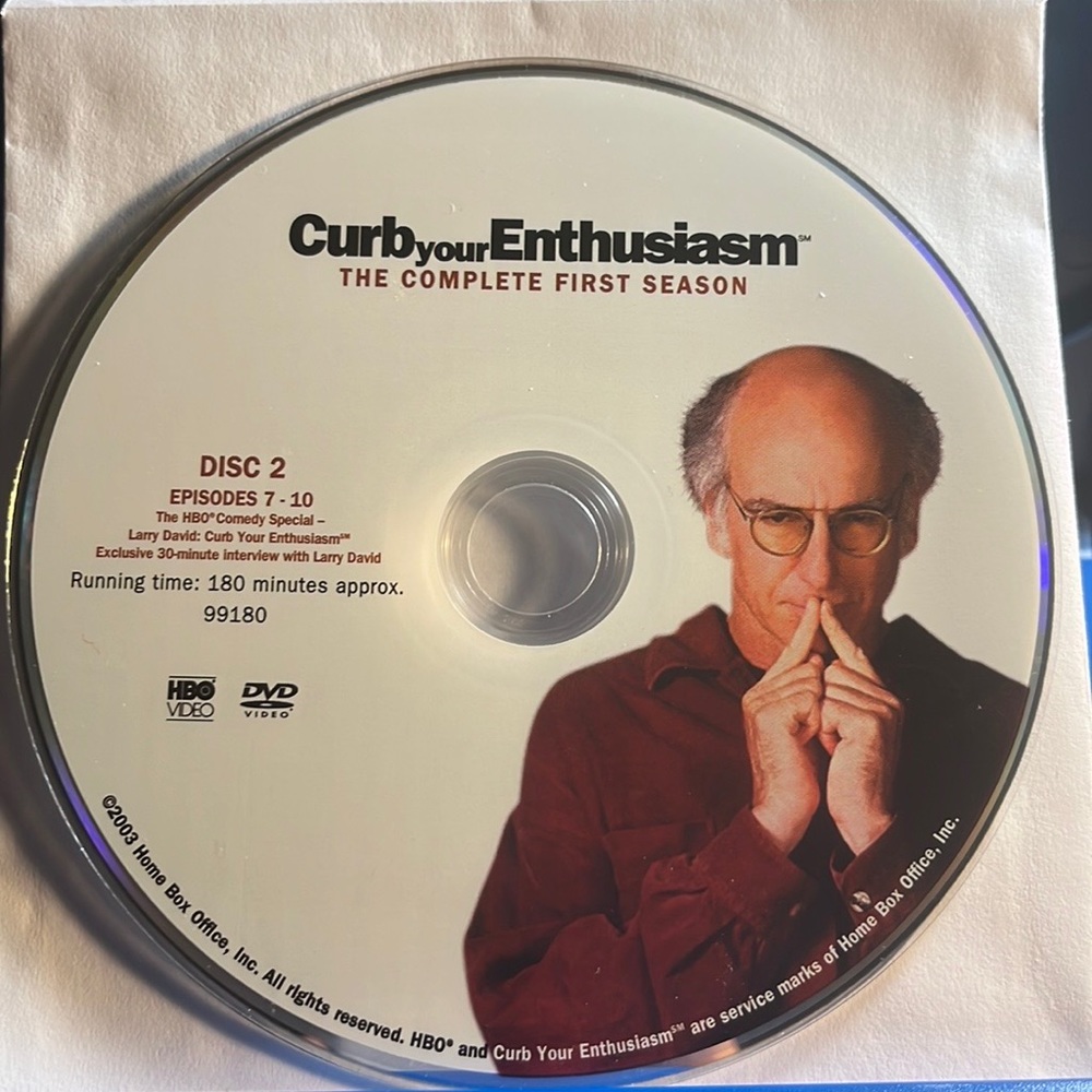 Curb your enthusiasm Season 1 disc 2